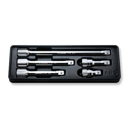 Ko-Ken Extension Bar set 50-250mm ABS Tray 5 pieces 1/2 Sq. Drive PK4760/5